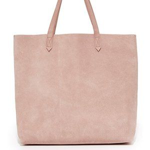 Madewell Suede Transport Tote - Dusty Clay